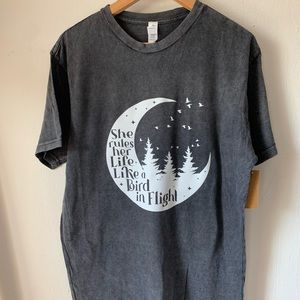 She Rules Her Lofe Like a Bird in Flight Fleetwood Mac Tshirt